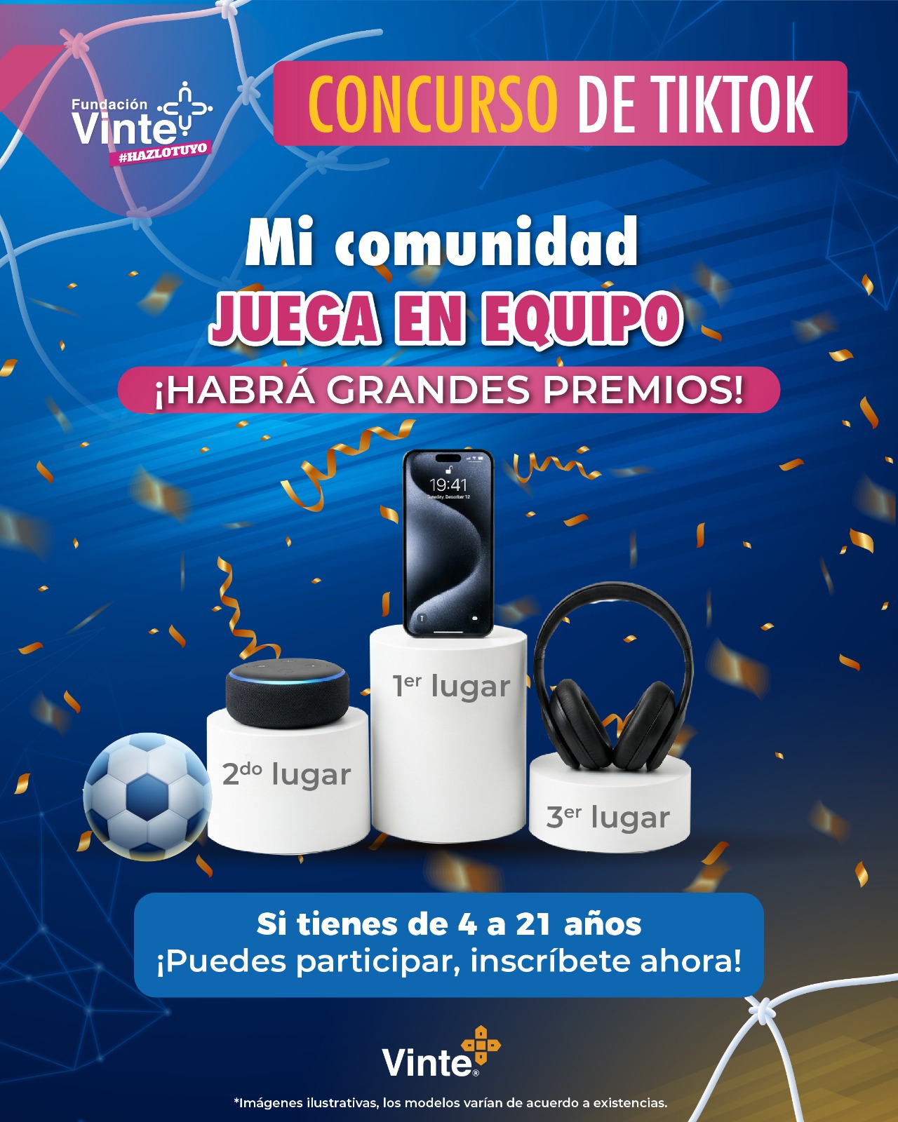 Concurso de Tiktok Mi comunidad Juega en Equipo